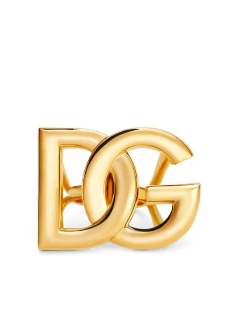 Dolce & Gabbana DG logo-plaque ring Gold WRO6C1W1111