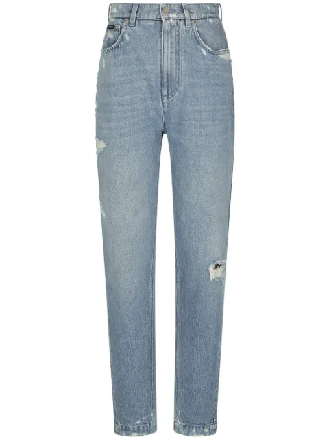 Dolce & Gabbana mini-ripped detail jeans Blue FTBXGDG8GJ3