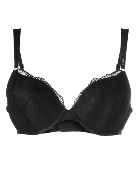 Calvin Klein Underwear push-up raw-edge bra Black 000QF6953E