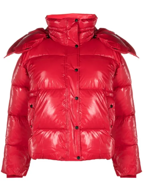 Calvin Klein Jeans hooded puffer coat Red J20J219838