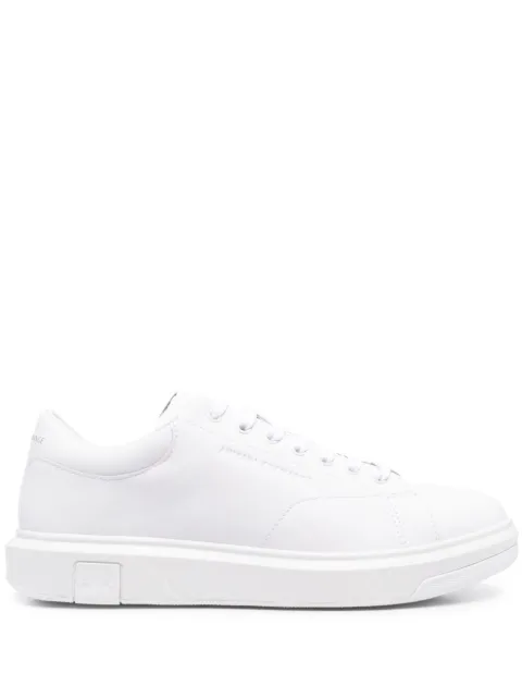 Armani Exchange leather low-top sneakers White XUX123XV534