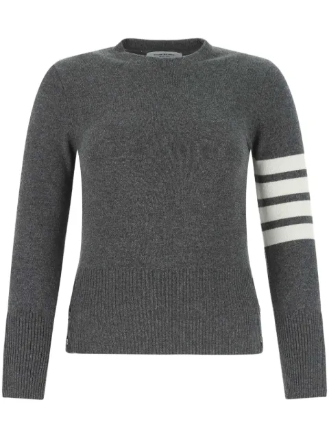 Thom Browne 4-Bar cashmere knitted jumper Grey FKA001A00011