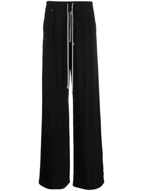 Rick Owens drawstring wide-leg trousers Black RP02B6311HY