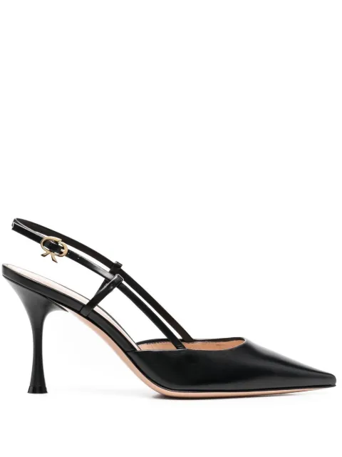 Gianvito Rossi Ascent 85mm slingback pumps Black G9533585LACVIT
