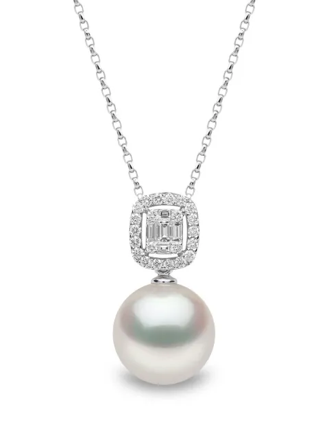 Yoko London 18kt white gold Starlight pearl and diamond necklace Silver QYP21787W