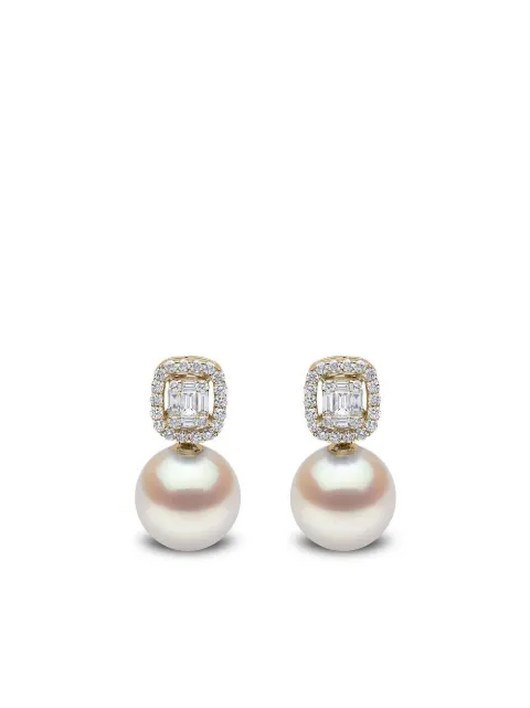 Yoko London 18kt yellow gold Starlight south sea pearl and diamond earrings Gold QYE21786W