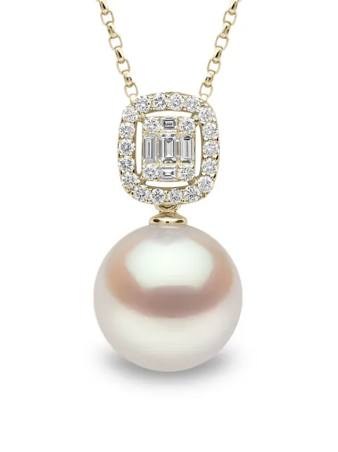 Yoko London 18kt yellow gold Starlight pearl and diamond necklace Gold QYP21786W