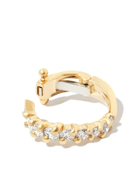 Yvonne Léon 18kt yellow gold diamond Vague ear cuff Gold CLIPVAGUDIAOJ