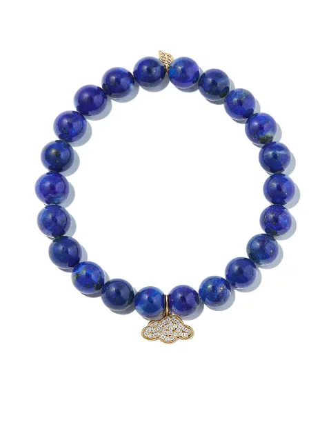 Sydney Evan 14kt yellow gold lapis lazuli charm bracelet Gold CJP2636Y418