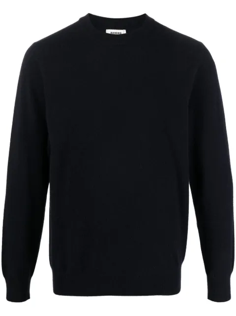 SANDRO cashmere sweater Blue SHPTR00326
