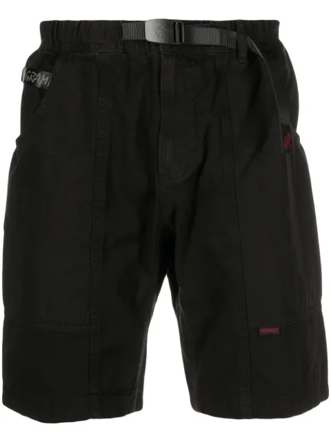 Gramicci buckled-waistband detail shorts Black G104OGT