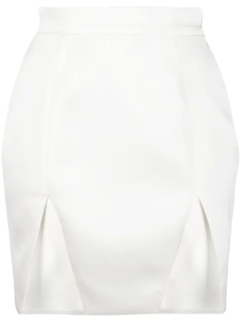 V:PM ATELIER cut-out mini-skirt White VP149W