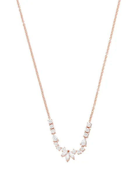 Anita Ko 18kt rose gold Grace diamond necklace Pink AKNGRARG