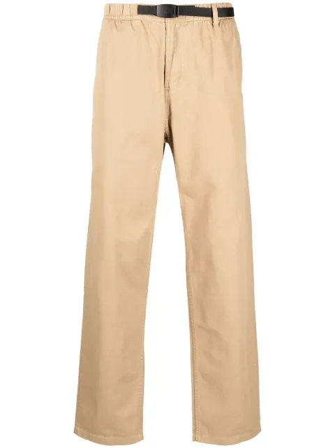 Gramicci belted-waist straight-leg trousers Neutrals G102OGT