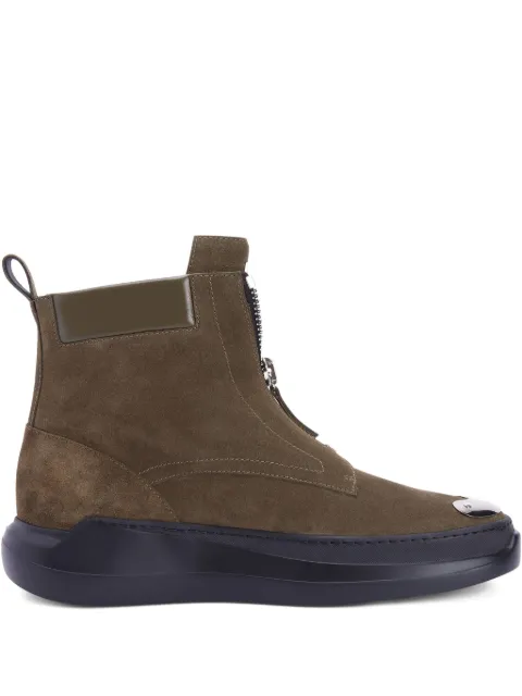 Giuseppe Zanotti Denoel zipped boots Green IU20038003