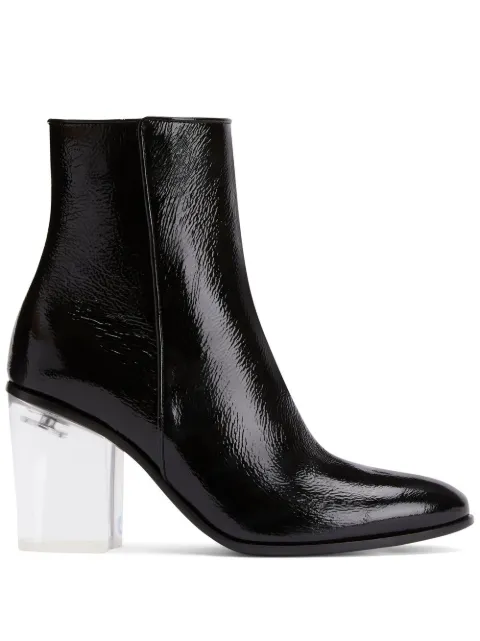 Giuseppe Zanotti 80mm Enriette Plexy ankle boots Black I270009001