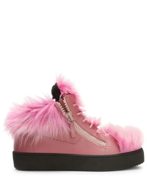 Giuseppe Zanotti Marlena Winter mid-top sneakers Pink RW20055002