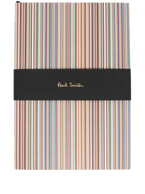 Paul Smith Signature Stripe notebook Neutrals M1ABOOKBANOTE