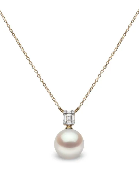 Yoko London 18kt yellow gold pearl and diamond necklace Gold QYP22666W
