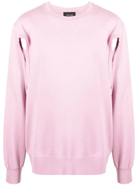 Botter cut-out organic cotton sweatshirt Pink 6013J005