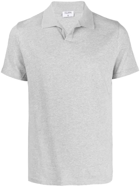 Filippa K fine-knit polo shirt Grey 28925