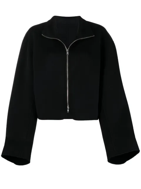 Filippa K wool-cashmere zip-up jacket Black 28783