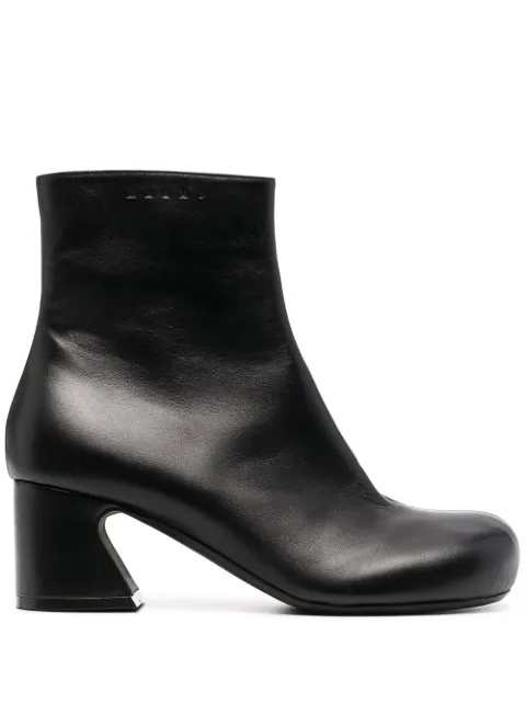 Marni zipped ankle boots Black TCMS008606P4545