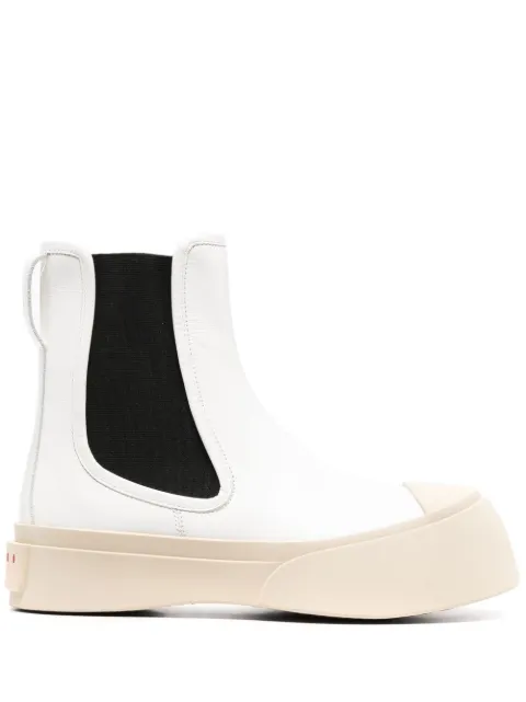 Marni Pablo leather Chelsea boots White TCZW000502P2722