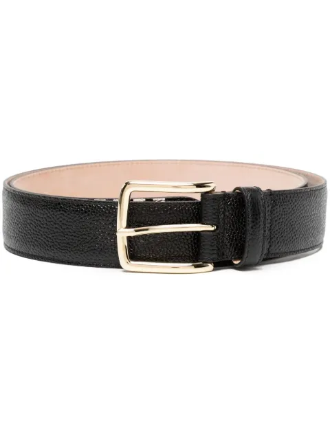 Thom Browne 4-Bar stripe belt Black MCX049A00198