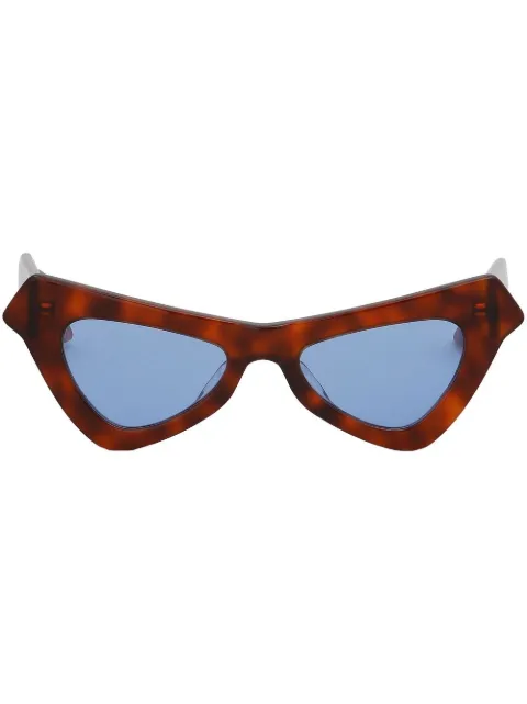 Marni Eyewear Fairy Pool triangular-frame sunglasses Red EWME0006X1H3500
