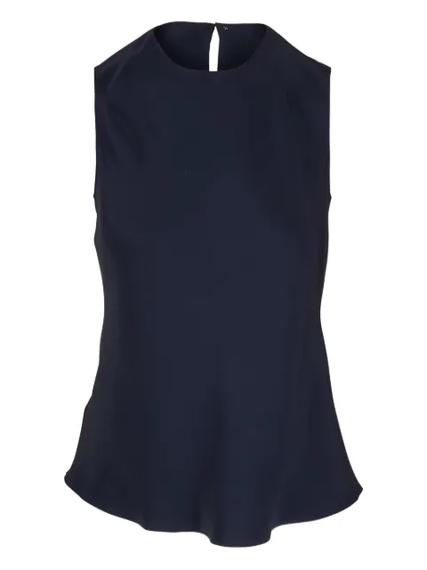 Peter Cohen sleeveless round-neck top Blue 3776FPNAVY