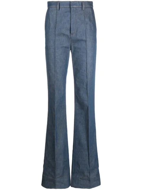 Saint Laurent high-rise wide-leg jeans Blue 693738Y7E31