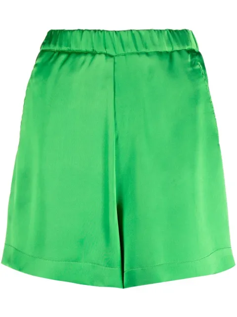 Blanca Vita Salixraso high-waisted shorts Green SALIXRASO
