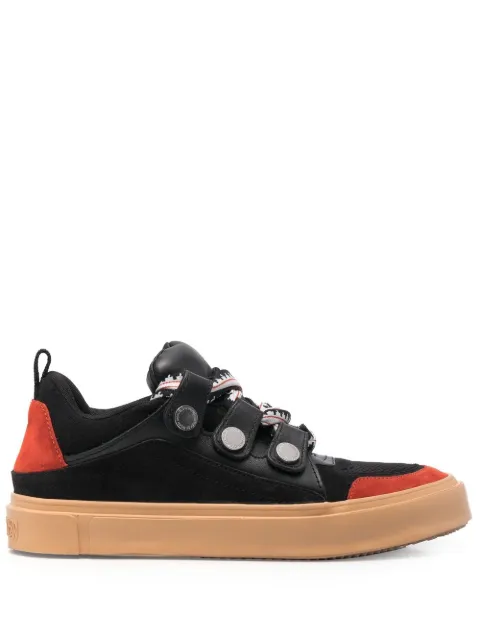 COUNTY OF MILAN Ticinella low-top sneakers Black CMIA097S22LEA0011020