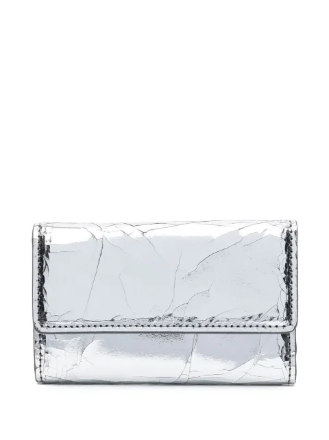Maison Margiela Broken Mirror leather wallet Silver SA1UA0002P5016