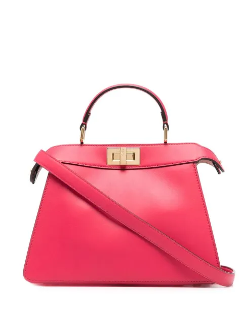 FENDI small Peekaboo ISeeU top-handle bag Pink 8BN327A6V3F1HCK