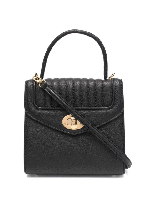 DELAGE Freda leather tote bag Black ADLGWFDMN09009