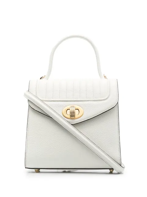 DELAGE quilted-finish tote bag White ADLGWFDMN00109
