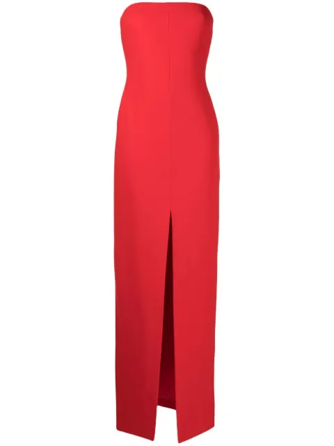 Solace London strapless maxi dress Red OS1978