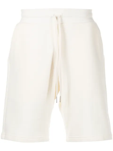 John Elliott drawstring straight-leg shorts White C023B00519A