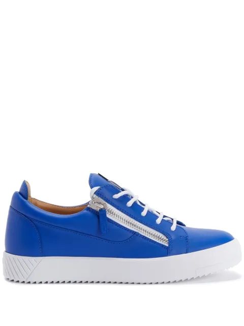 Giuseppe Zanotti Frankie double-zip low-top sneakers Blue RU90106K08