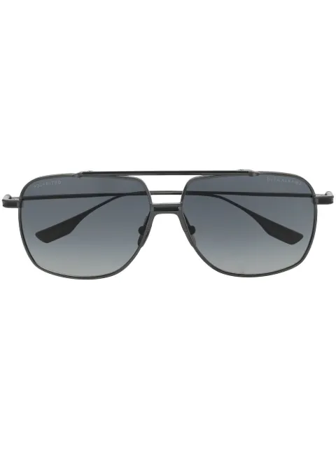 Dita Eyewear Alkamx navigator-frame sunglasses Silver DTS100