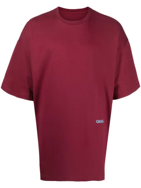 OAMC Aperture graphic-print T-shirt Red OAMU708267COT00727