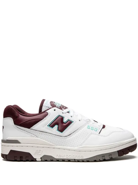New Balance 550 "Burgundy/Cyan" sneakers White BB550WBG