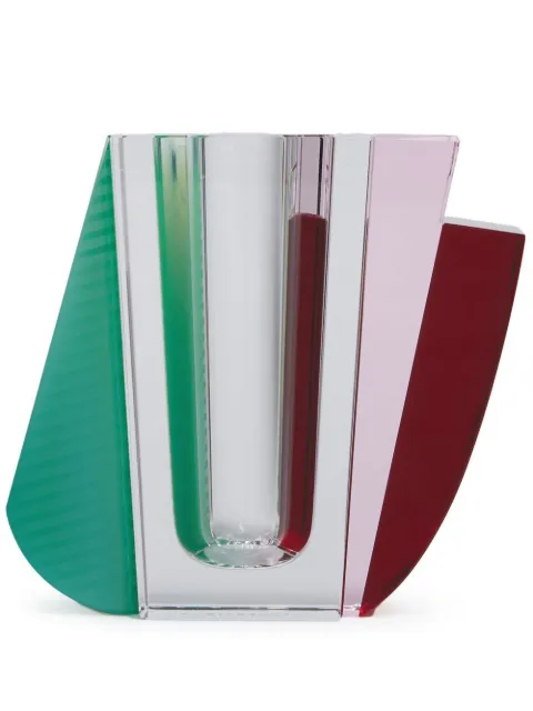 Reflections Copenhagen Rayleigh crystal vase (12.7cm) Green 361
