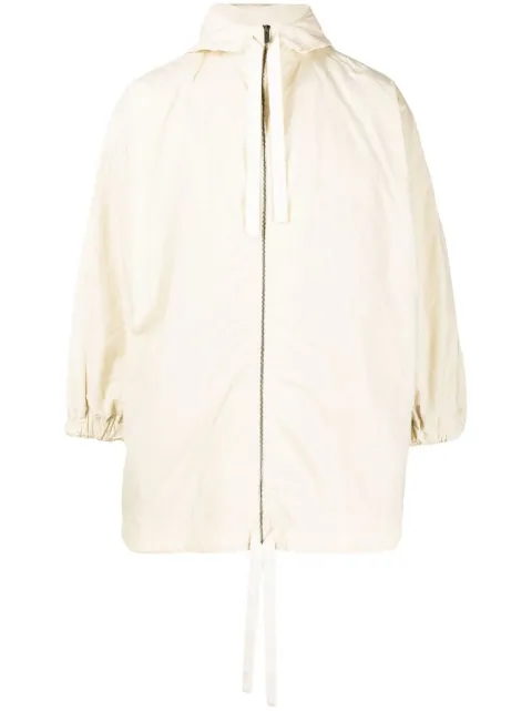 Toogood hooded drawstring cotton coat Neutrals THEEXPLORERCOAT