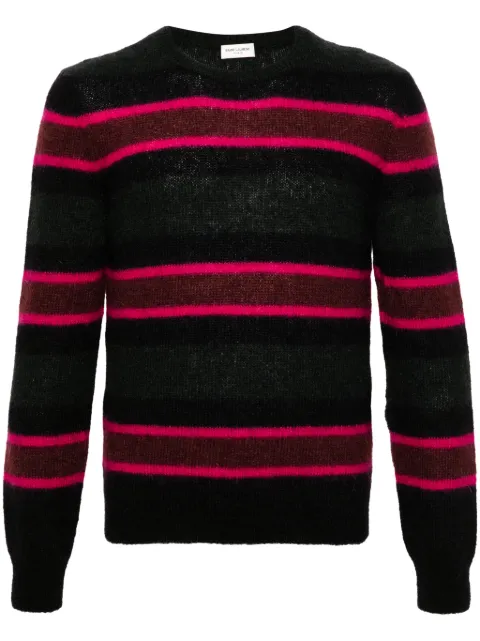 Saint Laurent striped jumper Green 705342Y75PR