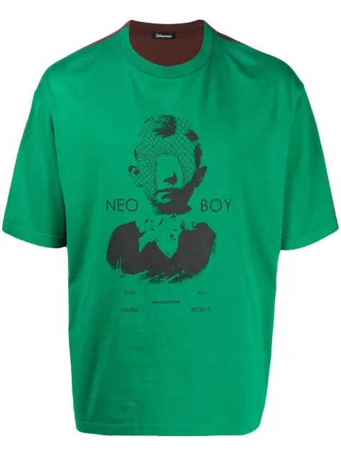 Undercoverism Neo Boy graphic-print T-shirt Green UI1B4808
