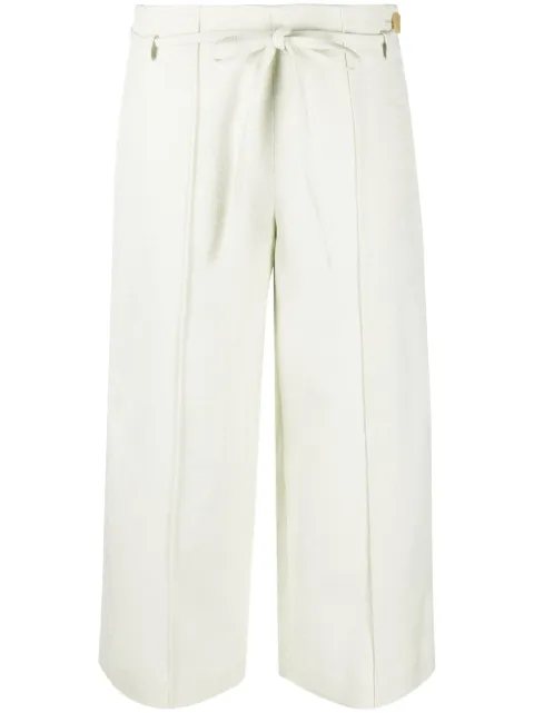 Vince cropped panama trousers Green V827722065