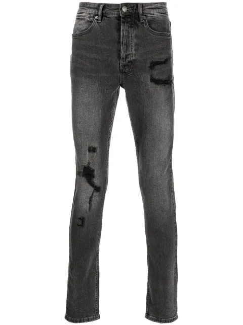 Ksubi distressed-detail skinny jeans Black 5000007243